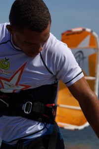 Luis Reaching the Podium