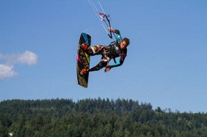 Starkites Pro Rider Nico Suriel In The Kiteboarder