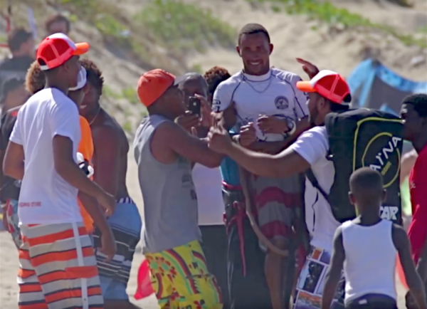 Luis Alberto Cruz scoring 9.5 @MAITAI Cabarete Freestyle Invitational 2016