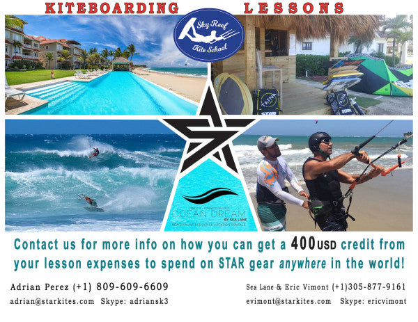 STAR kite school SKYREEF welcome you in Cabarete