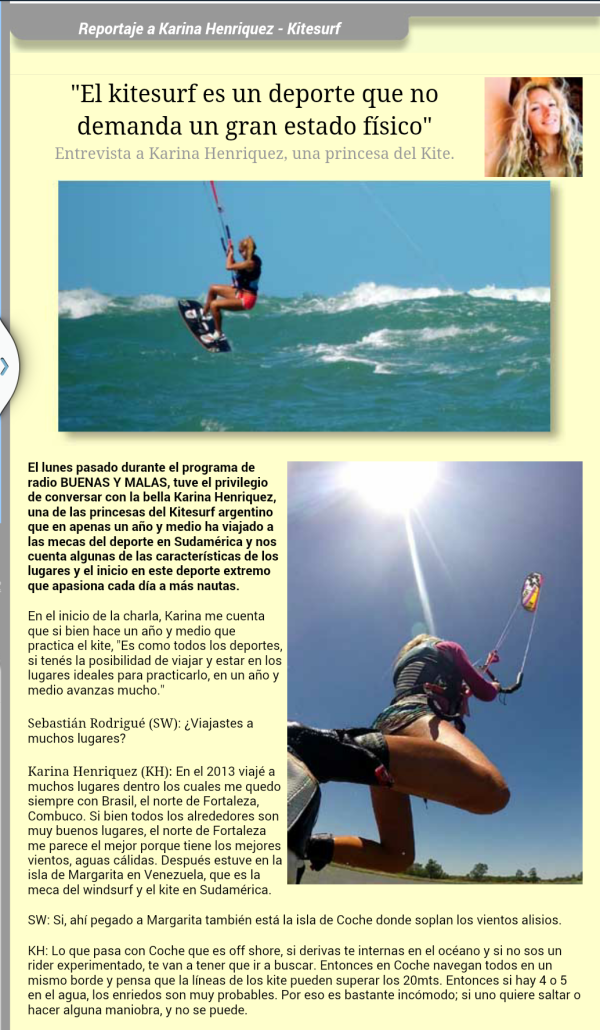 KITESURFING BY KARINA HENRIQUEZ